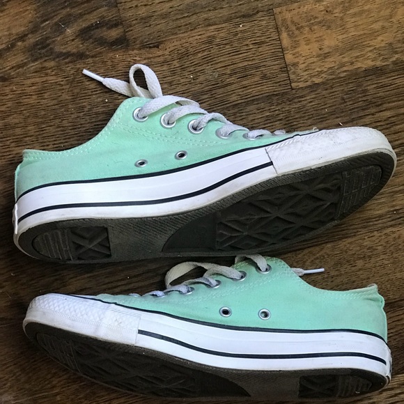 seafoam green converse